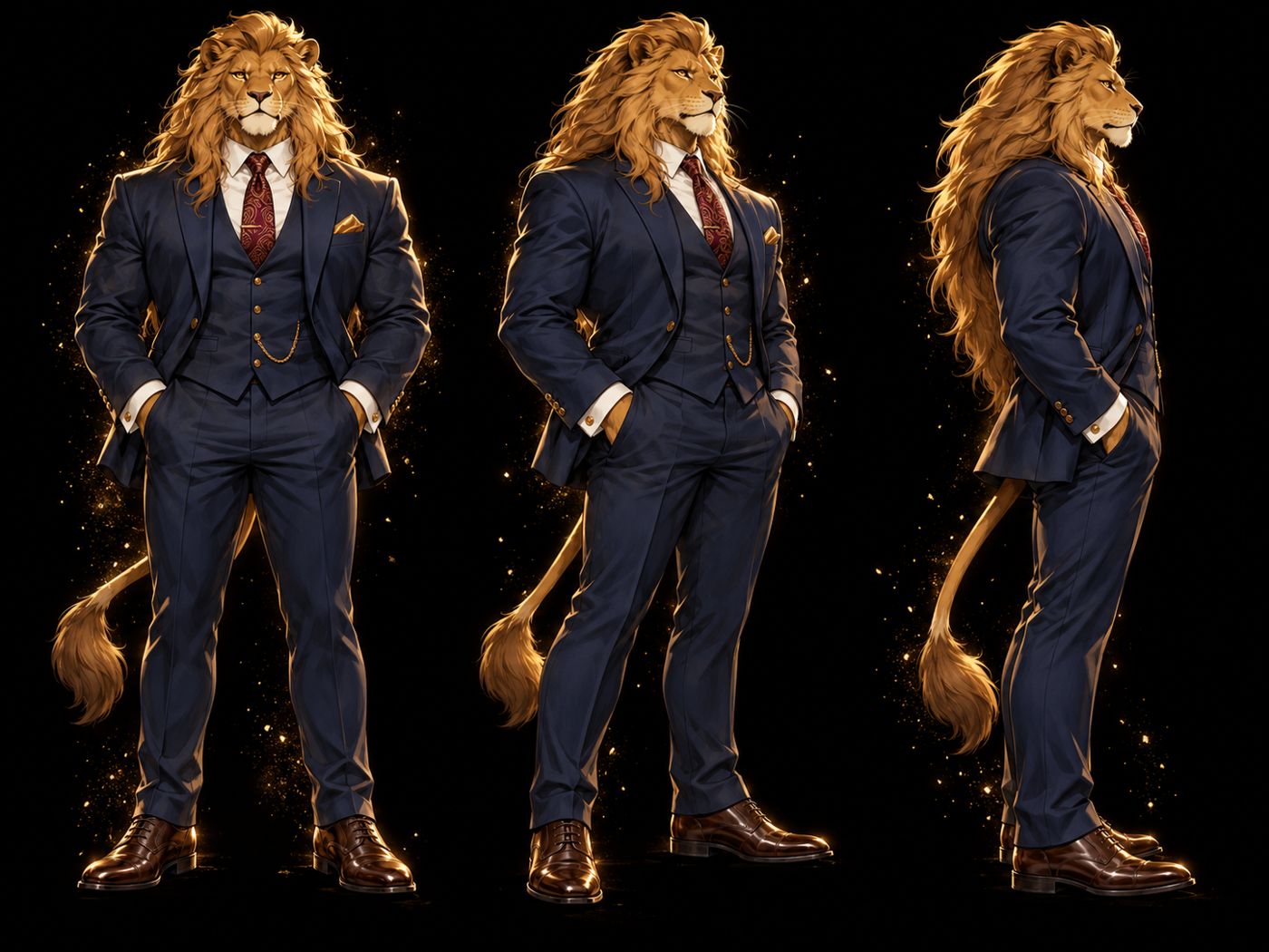 Hoja de personaje del león